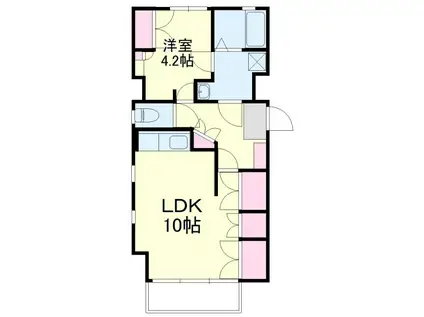 ARCO11(1LDK/5階)の間取り写真