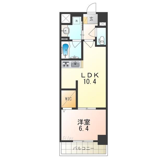 リアライズ小路駅前(1LDK/2階)の間取り写真