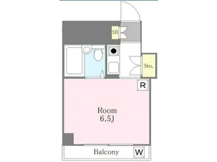 ハイムピア10(ワンルーム/1階)の間取り写真