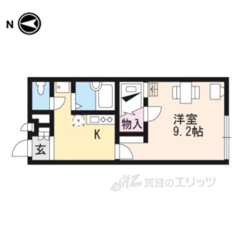 レオパレスラ グラシューズ(1K/3階)の間取り写真