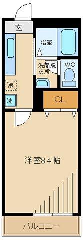 リリSマンション(1K/2階)の間取り写真
