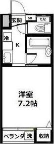 エレガントコーポラス(1K/2階)の間取り写真
