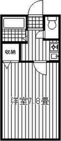 K-HOUSE2002(1K/2階)の間取り写真