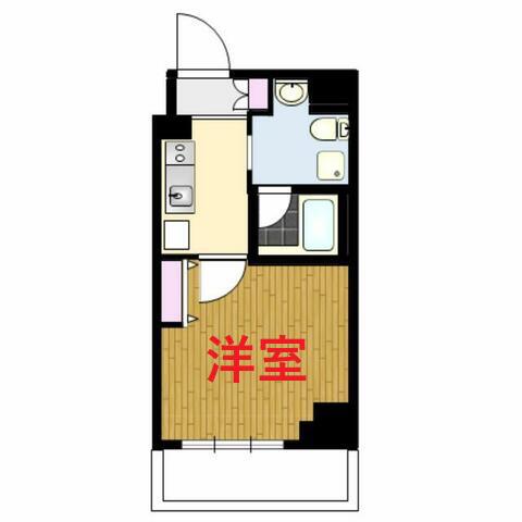 グランドコンシェルジュ大森(1K/4階)の間取り写真