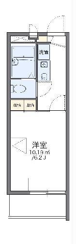 レオパレスアルバII(1K/2階)の間取り写真
