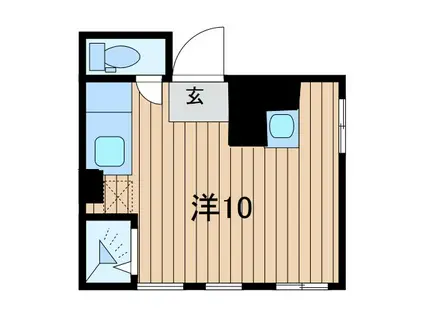 コミュニティ堀越(ワンルーム/4階)の間取り写真