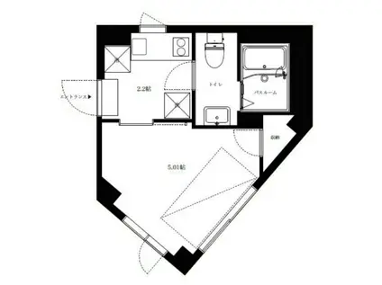 MY STREET KAMEARI(1K/2階)の間取り写真