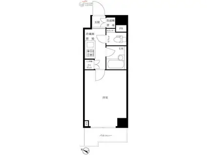 ルーブル大森山王弐番館(1K/5階)の間取り写真