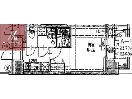 ワールドアイ大阪イースト CITY(1K/3階)の間取り写真