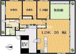 ARK21(4LDK/6階)の間取り写真