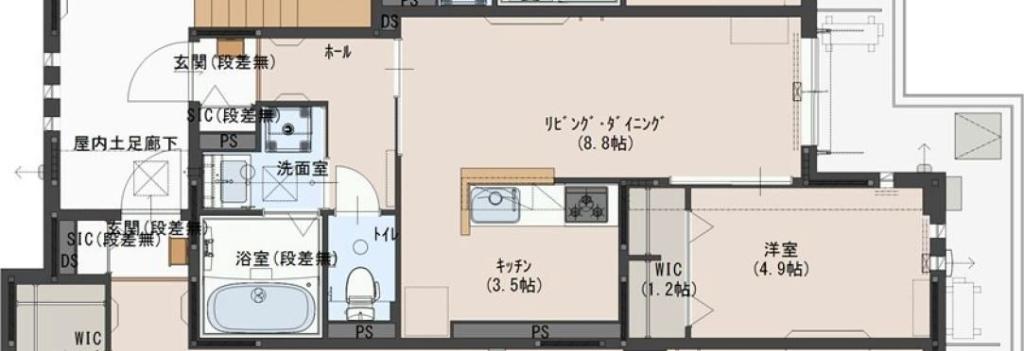 おたふく荘(1LDK/2階)の間取り写真