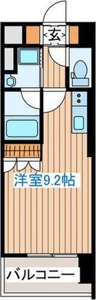セレブアロース長町(ワンルーム/6階)の間取り写真