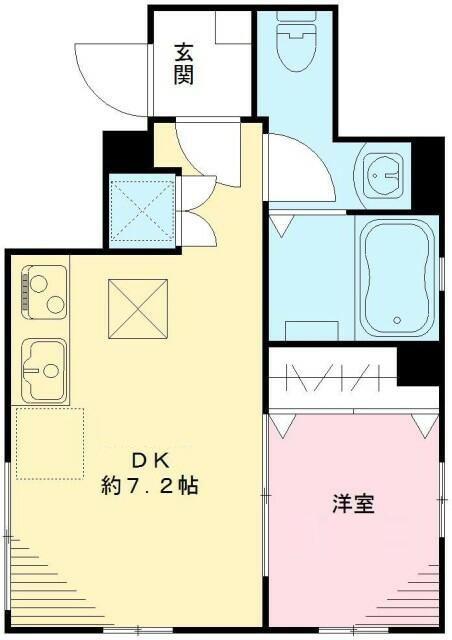 MAISON KOHARU メゾンコハル(1DK/1階)の間取り写真