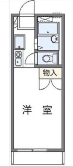 JR横浜線 相原駅 徒歩39分 2階建 築31年(ワンルーム/1階)の間取り写真