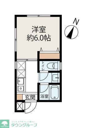GRANDIR 神保町(1K/5階)の間取り写真