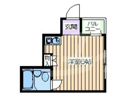 コミュニティハウス正雀(ワンルーム/3階)の間取り写真