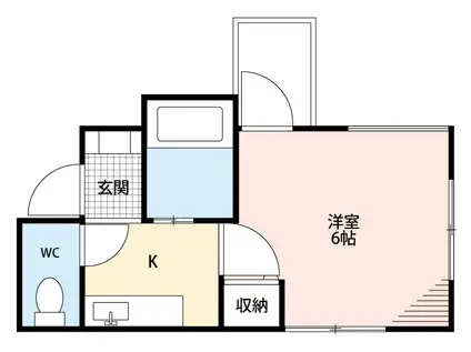 エステート20天満(1K/5階)の間取り写真