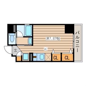 マイスターハウス川崎(ワンルーム/4階)の間取り写真