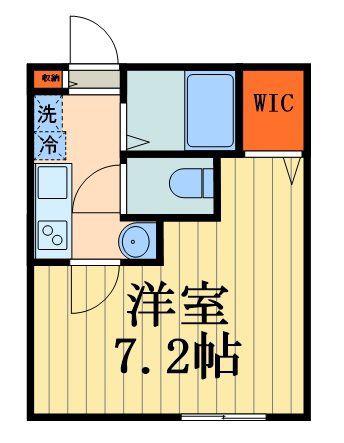 グランコート川口 THE ノース(1K/2階)の間取り写真