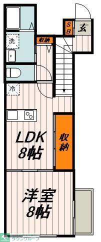 プチボヌール(1LDK/1階)の間取り写真