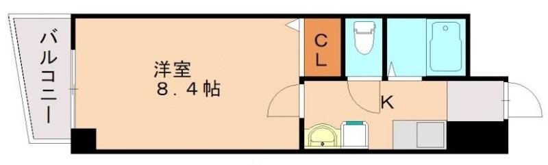 メゾンド・クレール(1K/3階)の間取り写真