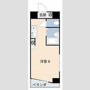 シーズンコート尾張瀬戸(1K/6階)の間取り写真