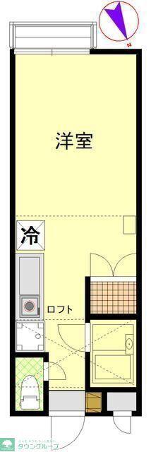 フジパレス深谷参番館(1K/2階)の間取り写真