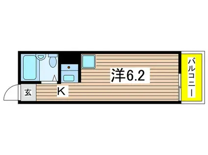 ザ・グラン日吉(1K/3階)の間取り写真