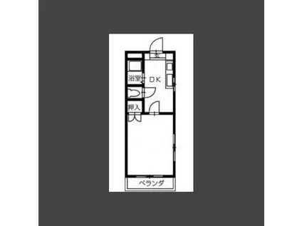 コーポアステージ(1K/4階)の間取り写真