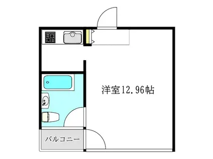 アクアプレイス大阪レジェンドII(ワンルーム/5階)の間取り写真