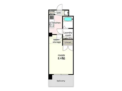 NO70 HARBOR サウス TOWER(1K/20階)の間取り写真