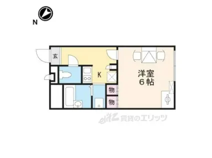 レオパレスセルリアン(1K/1階)の間取り写真