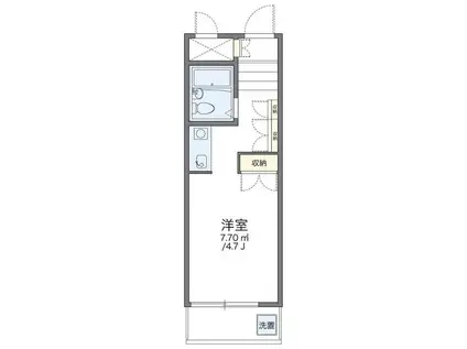 REVANCE HIGASHIURAWA(1DK/3階)の間取り写真