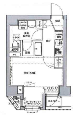 アイル秋葉原ノース弐番館(1K/2階)の間取り写真