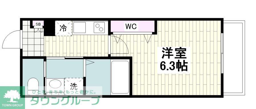 EISHIN MANSHION(1K/3階)の間取り写真