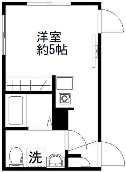 シエルコート大森西(ワンルーム/4階)の間取り写真