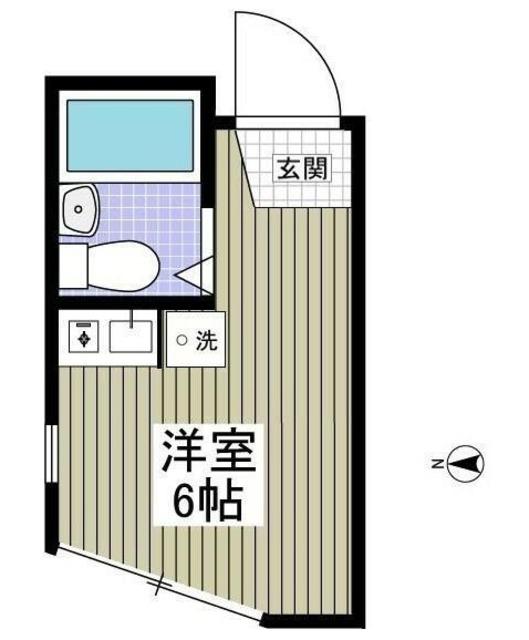 レジデンス中野(ワンルーム/1階)の間取り写真