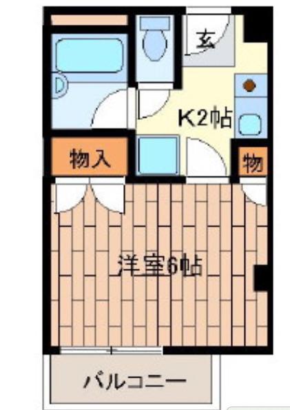レユシールマンションタニムラ(1K/3階)の間取り写真