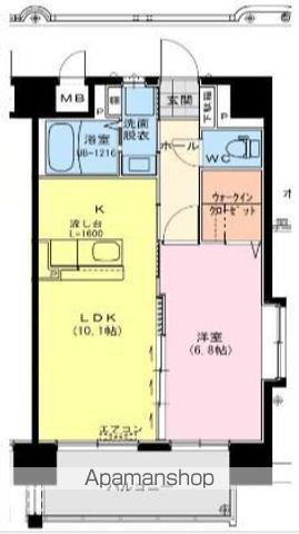 RIVIERE CHAMP(1LDK/9階)の間取り写真
