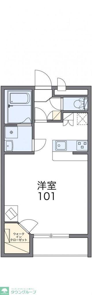 レオパレスミチト(1K/2階)の間取り写真