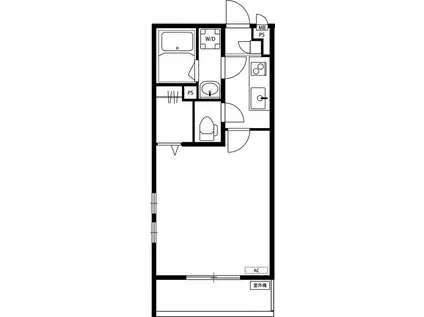 リブリ・コイノニア(1K/2階)の間取り写真