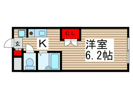 BEATLES SQUARE(1K/2階)の間取り写真