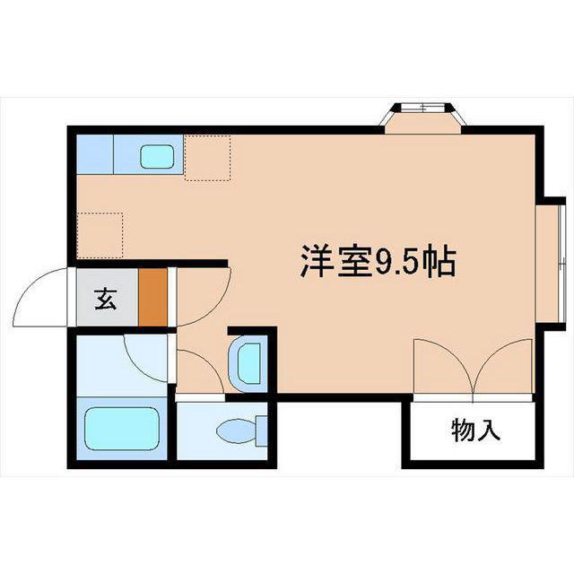 ソフィア寺町(ワンルーム/2階)の間取り写真
