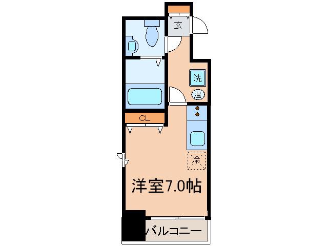 フェスシントミ(ワンルーム/5階)の間取り写真