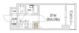 ステージファースト小石川(1K/5階)の間取り写真