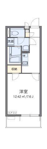 クレイノアークハイムIII(1K/1階)の間取り写真