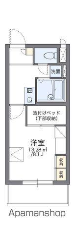 レオパレスヴィルヌーブ川崎B(1K/2階)の間取り写真