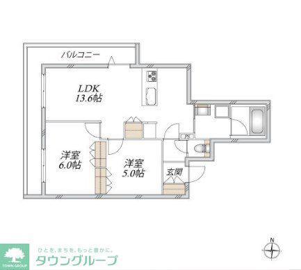 ASTRAEA(2LDK/3階)の間取り写真