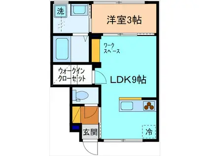 セシボン51(1LDK/1階)の間取り写真