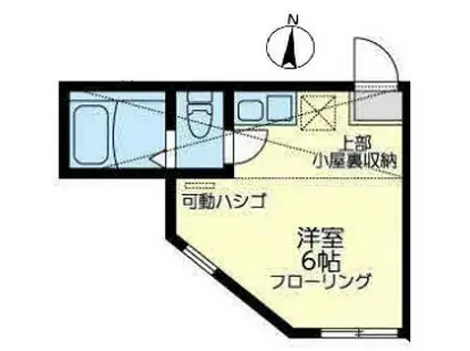 ユナイト追浜ジョルジャ・メローニ(ワンルーム/1階)の間取り写真